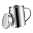 thumbnail image 3 of Colaxi Tasse de Camping Feu de Camp Tasses en Acier Inoxydable Ustensiles de Cuisine Tasse à Thé Café Réutilisable Tasse d'Eau Tasses pour Barbecue Randonnée 300ML, 3 of 7