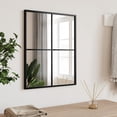 thumbnail image 1 of vidaXL Wall Mirror Black 40x50 cm Rectangle Iron, 1 of 5