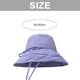 thumbnail image 2 of Sombrero de pescador de verano de ala grande con circunferencia de la cabeza de 56-58cm, sombrero para el sol para hombres y mujeres con cuerda a prueba de viento y protector solar, 2 of 5
