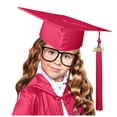 thumbnail image 5 of Red Kids Graduation Hat with Tassel Kids and High School College for Adults Class of 2026 Decorations Graduation Dresses for Women, 5 of 6