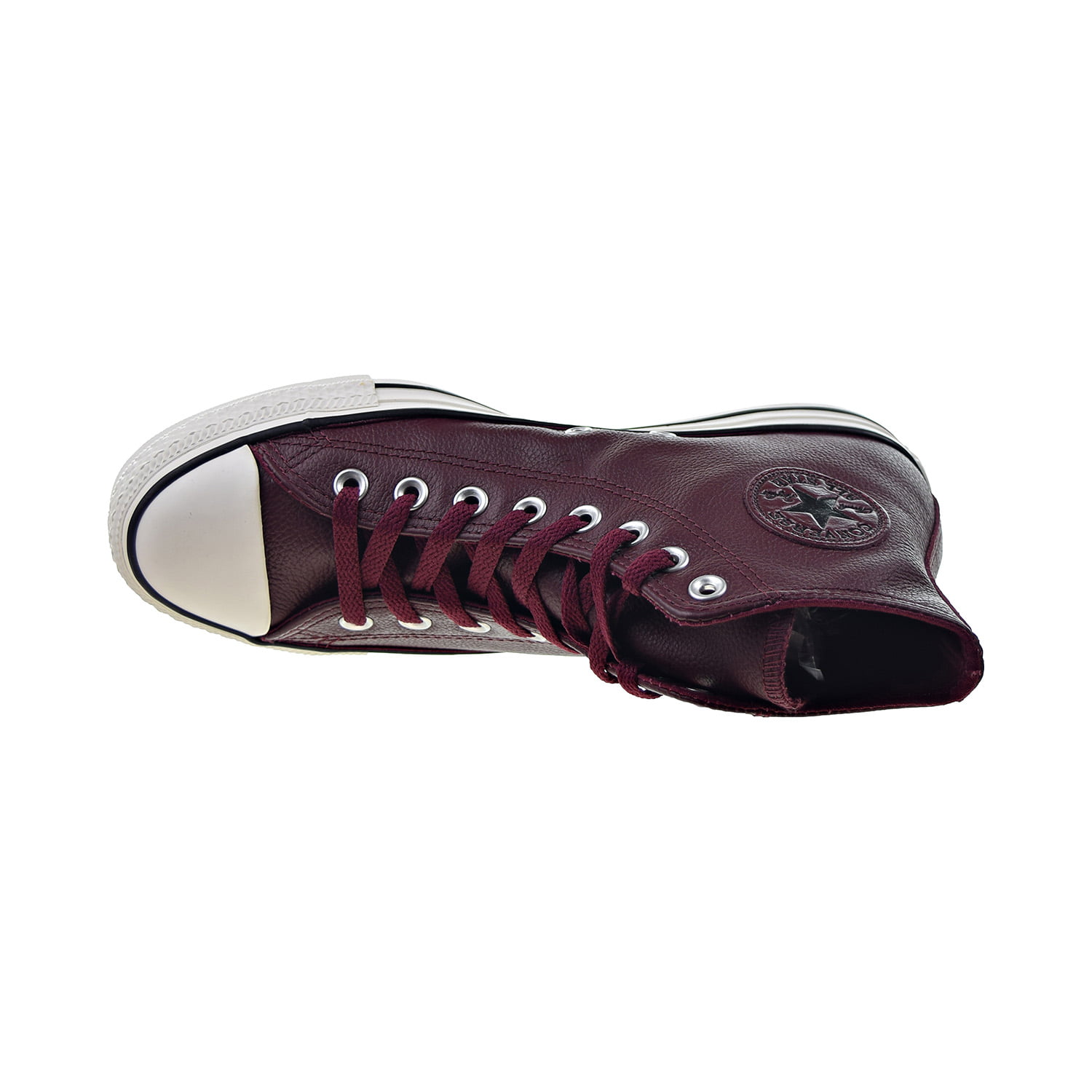 Converse Chuck Taylor All Star Hi Men's Leather Shoes Burgundy 161494c -  