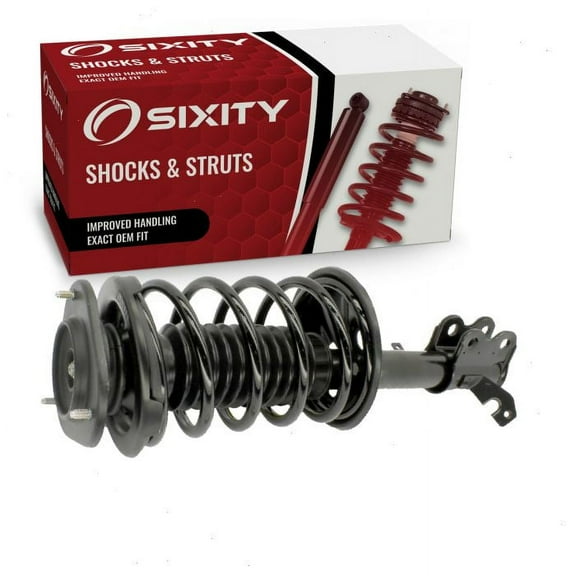 Sixity Front Left Strut & Coil Spring compatible with Geo Prizm 1993-1997