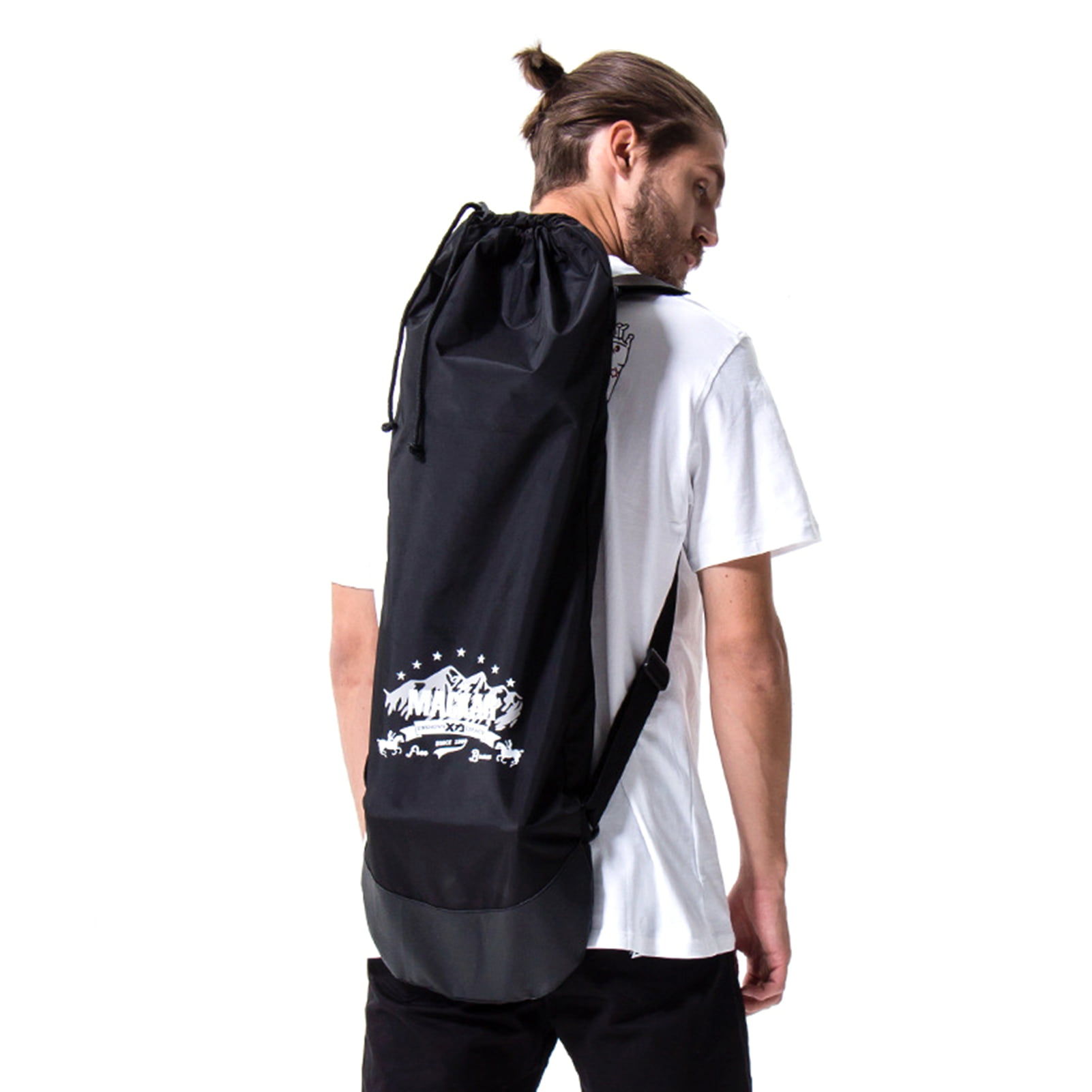Mackar New Design Portable Skateboard Backpacks for Standard Board/Double-warped Skateboard,Skateboards Carry Bag for Travel Outdoor with 2 Adjustable Straps,Sports Bags for Men Adult 