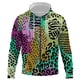 thumbnail image 1 of Sudadera con capucha y cremallera para hombre, diseño de mapa de tribus primitivas étnicas, con estampado 3D, informal, divertida y genial, para adolescentes, estilo hip hop., 1 of 6