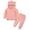 a5-Pink, variant on Youth 2PCS Jogger Outfits Set Fleece Hooded + Sweatpants Boys Girls Athletic Sweatsuits Pullover Clothes