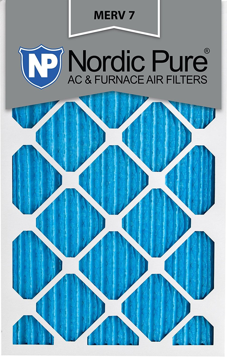 Nordic Pure 12x18x1 Exact MERV 8 Pleated AC Furnace Air Filters 4 Pack