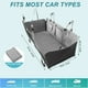 thumbnail image 2 of Funda de Asiento para Perros Única Bargains para el Asiento Trasero Impermeable Mat de Maletero para Mascotas con Aletas Laterales Antideslizantes Color Gris, 2 of 7