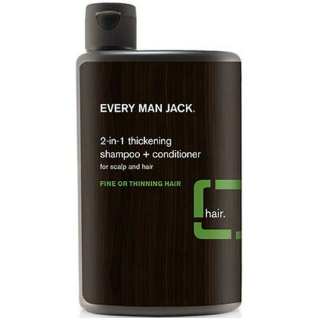 Shampoo, 2-In-1 Thickening, Double Down, Tea Tree, 13. 5 (Best Shampoo For Male Pattern Baldness)