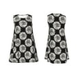 thumbnail image 7 of Logiee White Sunflowers Print Summer Dresses for Women,Beach Sleeveless Flowy Pocket Tshirt Tank Sundresses,Women's Sleeveless Dress, 7 of 7