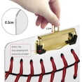 thumbnail image 4 of Coolnut Baseball Clipboard A4 Standard Size Decorative Clipboard with Low Profile Metal Clip for Students Men Women Classroom and Office Gifts, 4 of 7
