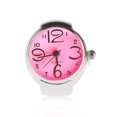 thumbnail image 1 of Women Fashion Round Elastic Quartz Finger Ring With Watch, 1 of 1