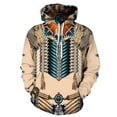 thumbnail image 3 of Sudadera con capucha para hombre, estilo indio, bohemio, europeo y americano, con estampado 3D, de gran tamaño, que combina con todo, 3 of 5