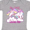 thumbnail image 4 of Inktastic My Aunt Loves Me Unicorn Girls Baby Bodysuit, 4 of 5