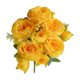 thumbnail image 2 of Ramo de rosas de seda artificial para la mesa nupcial y la decoración del hogar, 2 of 6