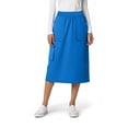 thumbnail image 3 of Medichic Women's Cargo 5-Pocket Scrub Skirt – 34" Length, Knit Waist, Flex Fabric, Black XS, 3 of 4