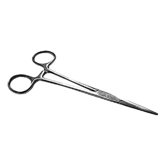 Pinza Recta Kelly 14cm Economica Plateado Hergom Silvery
