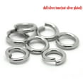 thumbnail image 2 of J206 - 100 pcs 304 Stainless Steel Open Jump Rings 8mm - 15 Gauge - THICK - HEAVY - High Quality, 2 of 3