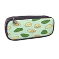 thumbnail image 2 of Lsque Avocado Printed Big Capacity PU Leather Pencil Case Large Pencil Pouch Stationery Pen Bag Pencil Holder for Teen, 2 of 6