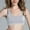 White, variant on Women's Plus Size Wireless Bra, Women Tank Style Sports Yoga Bra, Women Back Sports Bra for Yoga Running Shock Plus Size Sports Bra White, 34/75A