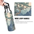 thumbnail image 4 of Yayeee 20oz Insulated Water Bottle Double Wall Stainless Steel with Flip Straw Lid, Tree in The Mountains, 4 of 7