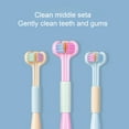 thumbnail image 4 of Guardoinrt Tongue Scraping Toothbrush In One Convenient Tool Made A22 Peach Pink Child 1Set, 4 of 6