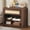 Walnut, variant on Farmhouse Nightstand Set of 2, White Nightstand with Wireless Charging Station for Bedroom