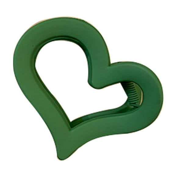Hair Clips for Thin Hair Love Heart Cute Matte Claw Clips for Thin Hair