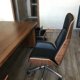 thumbnail image 4 of Back Cushion Leather Office Chair Design Extendable Orange Study Executive Chair Wheels Rotating Bedroom Silla Oficina Furniture My Lux Decor Round, 4 of 14