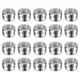 thumbnail image 1 of 20 Unids Tapa Transparente de Acero Inoxidable MagnéTico Tarro de Salsa Pimienta Condimento Contenedor de Almacenamiento Utensilios de Cocina, 1 of 5