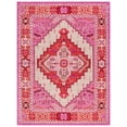 thumbnail image 3 of SAFAVIEH Bellagio Major Bordered Wool Area Rug, Red Pink/Ivory, 8' x 10', 3 of 12