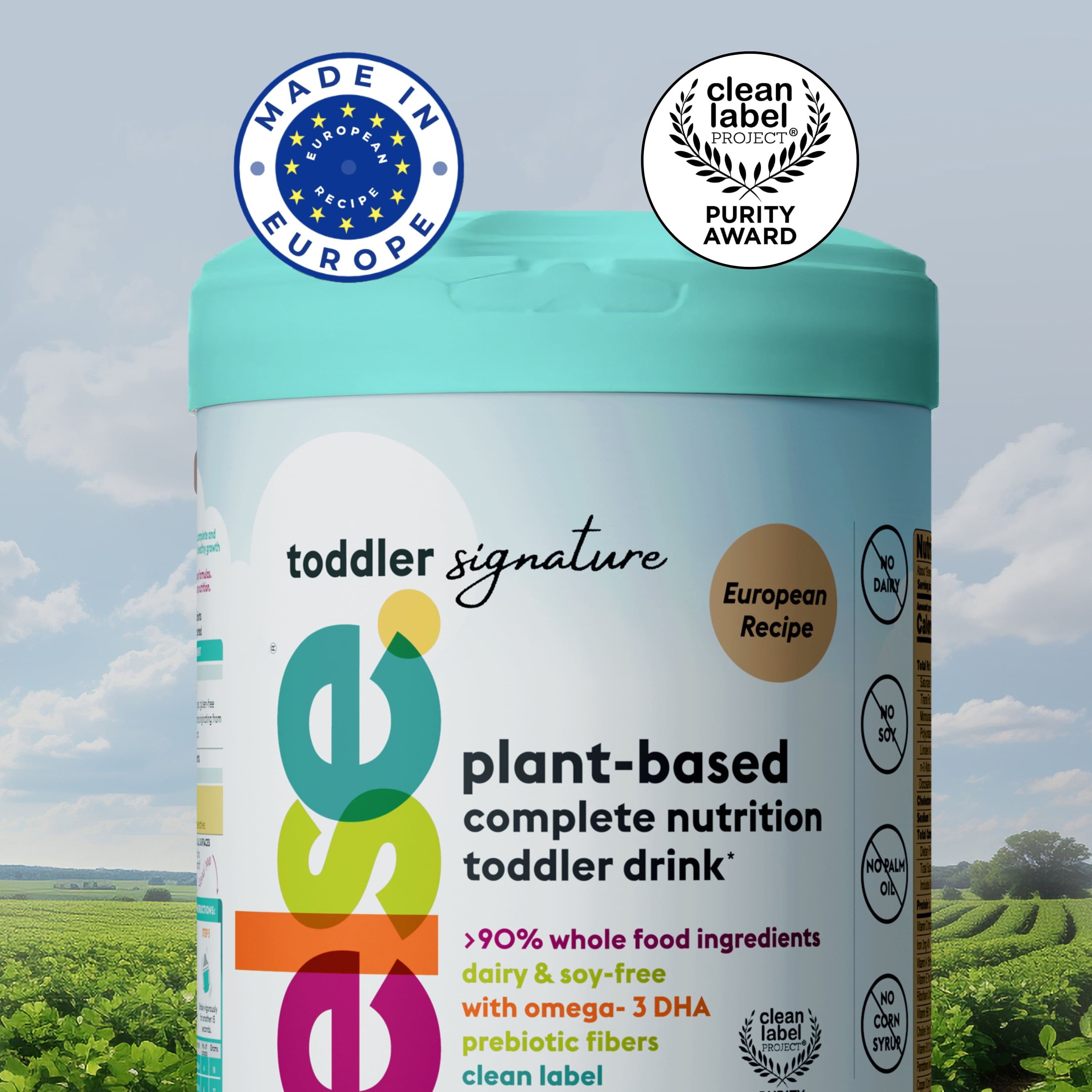 Else Nutrition Signature Toddler Formula, European Recipe, Baby Formula 12-36 Months, Plant-Based, Lactose-Free (24.7 oz, 1 Pack)