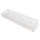 thumbnail image 4 of Florero rectangular, soporte para plantas, arreglo floral, contenedor de flores para mesa de comedor , 45cmx10cmx6.5cm Macarena florero de acrílico, 4 of 7