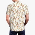 thumbnail image 3 of Balery Happy Easter Printed Men’s Short Sleeve Polo Shirt, Midweight Men's Shirt,Golf Polo shirts -Medium, 3 of 8