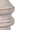 thumbnail image 3 of Vickerman JE222113 12 in. White Washed Turned Wood Finial Ornament, 3 of 3