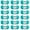 Aruba Blue, variant on Loops & Threads Impeccable Solid Yarn - Solid Yarn for Knitting, Crochet, Weaving, Arts & Crafts - Black, Bulk 18 Pack