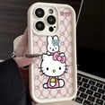 thumbnail image 1 of Hello kitty Kawaii Cat For iPhone 15 14 13 12 11 Pro Max XS Max X XR 7 8 Plus 6S 5S  Liquid Eye Ladder Phone Case advanced, 1 of 7