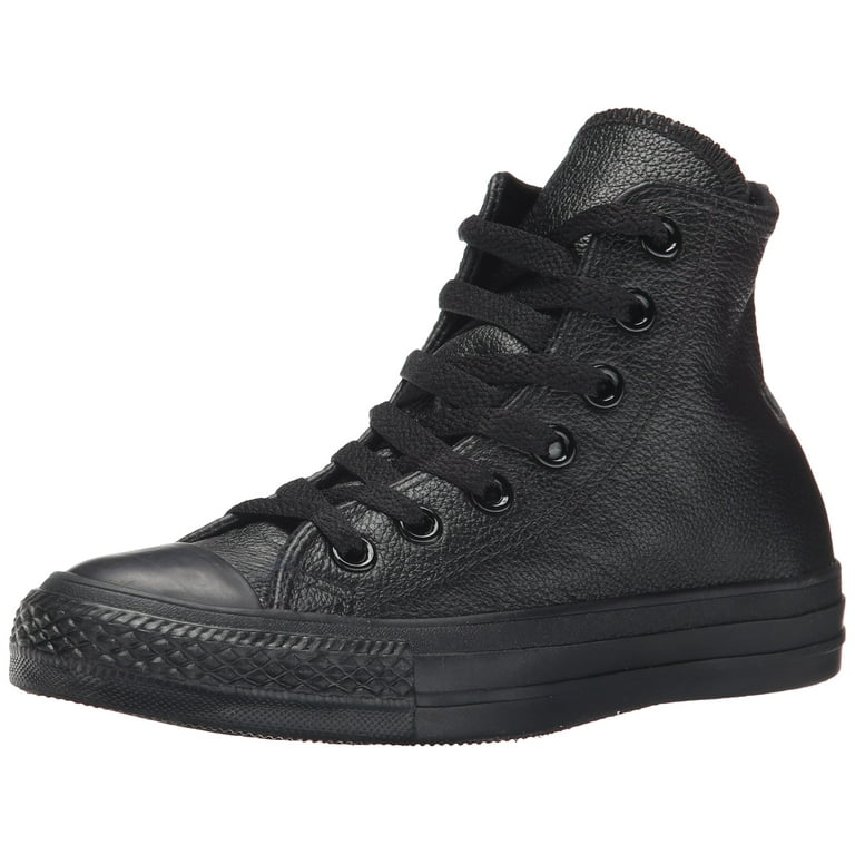 Taylor All Star Hi Leather Black Mono - Walmart.com