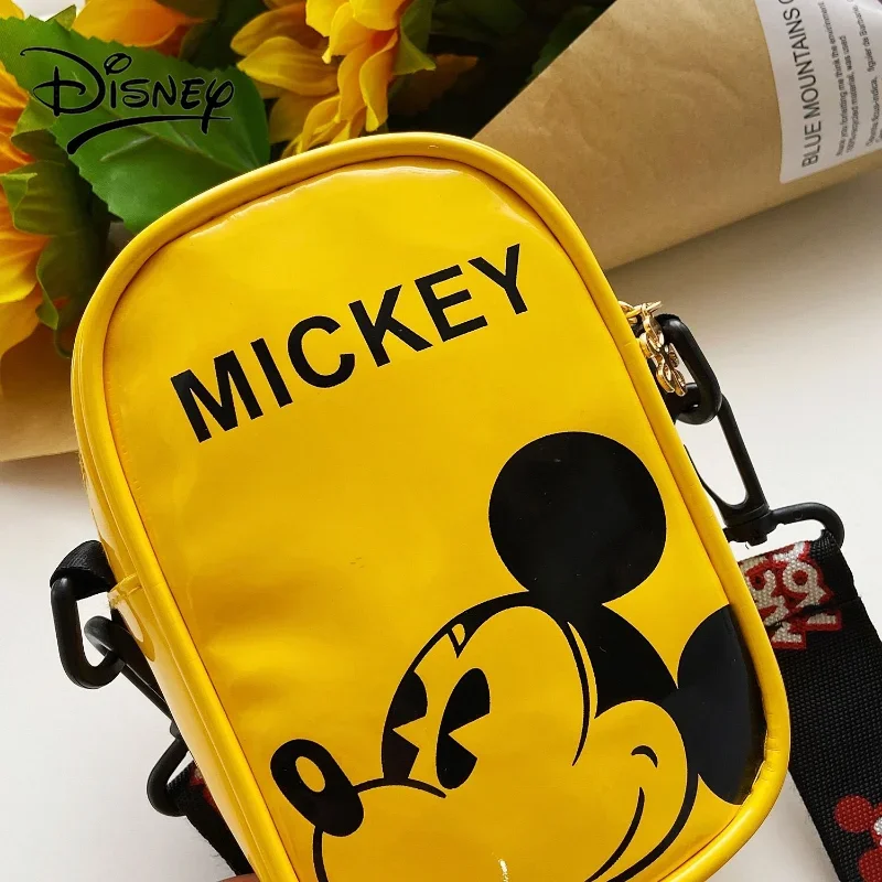 Disney Mickey Mouse Crossbody Bag Purse for Kid Boy Girl Children Fashion Cartoon Shoulder Bag Cute High Quality Birthday Gift