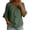 Green #1, variant on WULMLEO Womens Spring Tops Ruffle V Neck Blouse Summer Shirts for Women Casual Loose Fit Lightweight Design White M