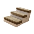 thumbnail image 2 of Almencla Dog Ramps Steps 3 Step Cats Comfortable Small Pets Dog Stairs for Small Dogs Cyan color, 2 of 8