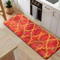 thumbnail image 5 of Red Yellow Checkered Pattern Kitchen Rug Mat,Kitchen Runner Rugs Non Skid Washable,Decorative Kitchen Floor Mats for Kitchen,Sink,Laundry,17"x47.2", 5 of 7