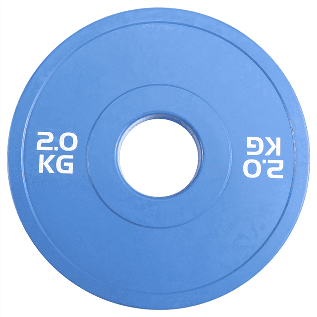 Gym Micro-Type Plates Dumbbell Weight Plate Rubber Fractional Weight Plates Add-on Aperture 50.4mm 2.0KG