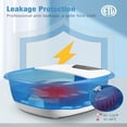 thumbnail image 4 of Foot Spa Bath Massager with Pedicure Grinding Stone, Heat, Bubbles & Vibration, Digital Temperature Control, 4 of 5