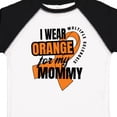 thumbnail image 4 of Inktastic I Wear Orange for My Mommy Multiple Sclerosis Awareness Boys or Girls Toddler T-Shirt, 4 of 5