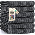 thumbnail image 1 of Paños de cocina Mordimy 6 unidades 46 x 71 cm algodón negro, 1 of 8