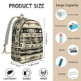 thumbnail image 5 of Colorful Hippie School Backpack for Students, Lightweight Travel Daypack with Multi-Pocket Boho Style, 5 of 5