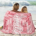 thumbnail image 6 of Custom Blanket with Name Personalized Blankets for Kids Adult Boys Girls Flannel Monogrammed Customized Blankets Throw (40''''x50''''), 6 of 6
