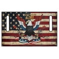 thumbnail image 2 of Pzuqiu American Flag Eagle Design Golf Cart Seat Covers Storage Pockets, with 4 Pockets Golf Cart Non Skid Seat Cover Fit for EZGO, 2 of 9