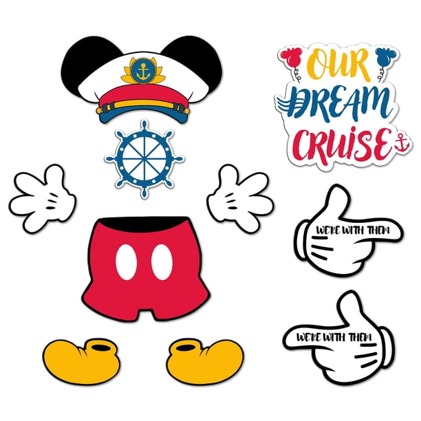 Juego de imanes Magopera Captain Mouse para puerta de crucero, 10 unidades
