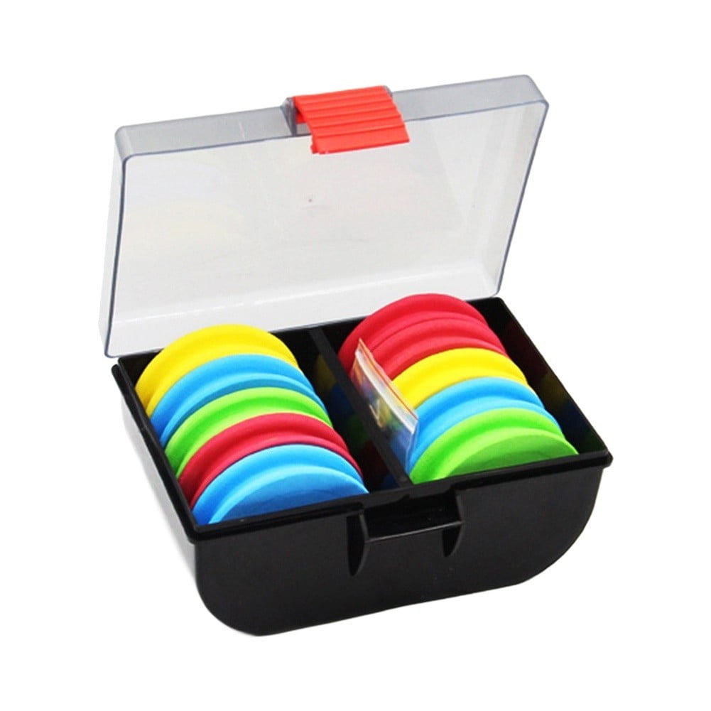 EVA Rig Winders Storage Box for Fishing Tackle Accessories with 10 Pack EVA Winders and 10 Pack Pins Lightweight Rig System Organizer